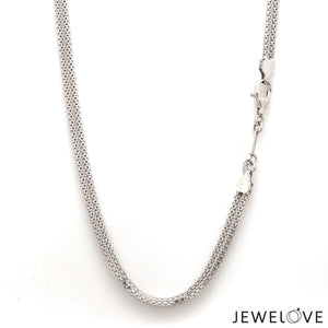 Jewelove™ Chains 4.25mm Platinum Chain for Men JL PT CH 1224