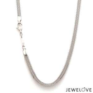 Jewelove™ Chains 4.25mm Platinum Chain for Men JL PT CH 1224