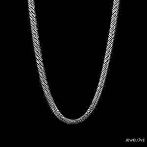 Jewelove™ Chains 4.25mm Platinum Chain for Men JL PT CH 1224