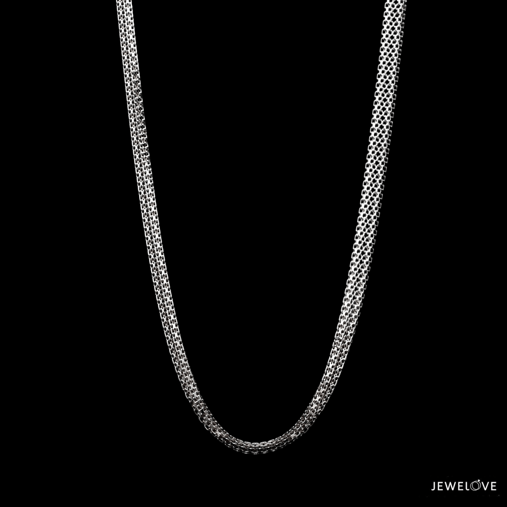 Jewelove™ Chains 4.25mm Platinum Chain for Men JL PT CH 1224