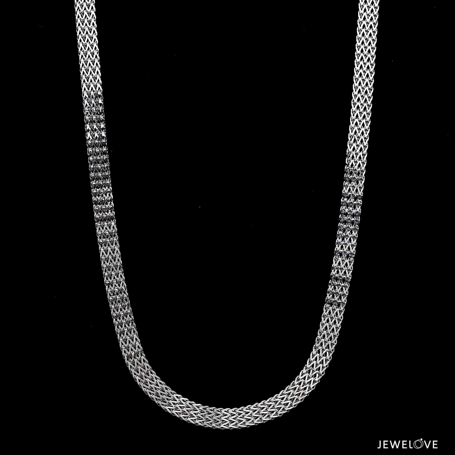 Jewelove™ Chains 4.5mm Platinum Chain for Men JL PT CH 1208