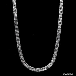 Jewelove™ Chains 4.5mm Platinum Chain for Men JL PT CH 1208