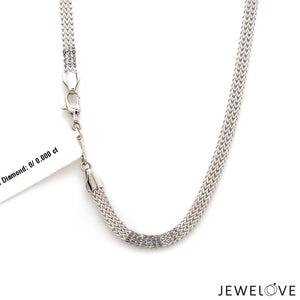 Jewelove™ Chains 4.5mm Platinum Chain for Men JL PT CH 1208