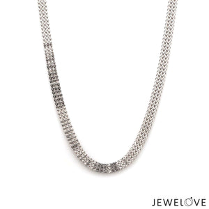 Jewelove™ Chains 4.5mm Platinum Chain for Men JL PT CH 1208