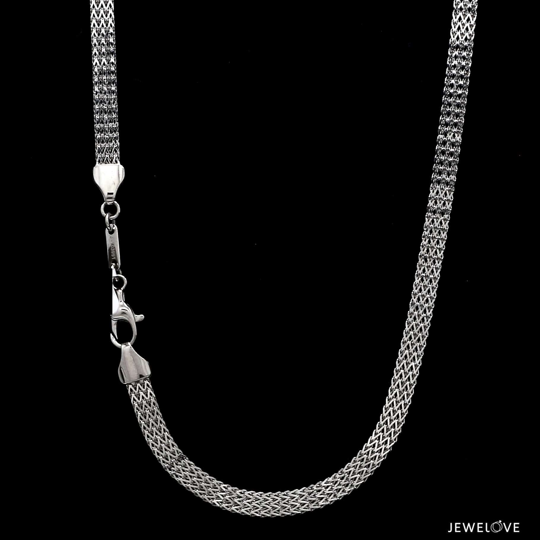 Jewelove™ Chains 4.5mm Platinum Chain for Men JL PT CH 1208