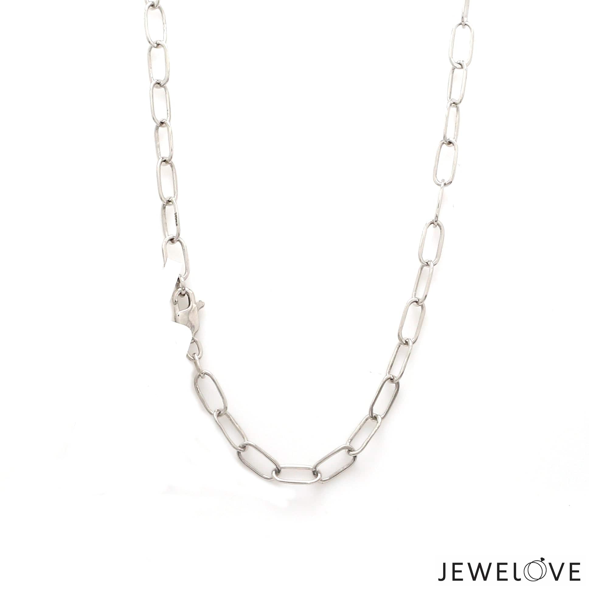 Jewelove™ Chains 4.5mm Platinum Links Chain for Men JL PT CH 1284