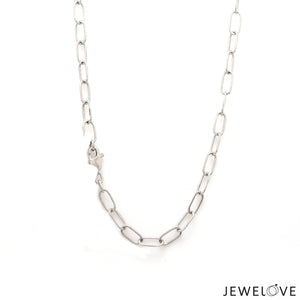 Jewelove™ Chains 4.5mm Platinum Links Chain for Men JL PT CH 1284