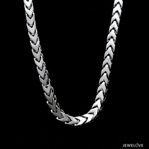 Jewelove™ Chains 5.5mm Platinum Chain with Matte Finish for Men JL PT CH 1235-A