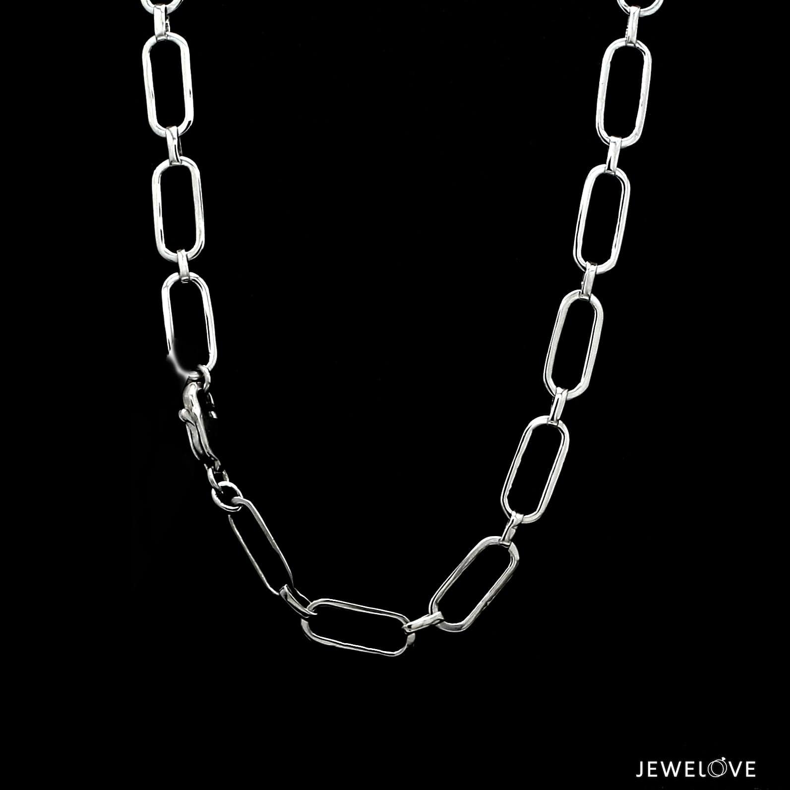 Jewelove™ Chains 5.75mm Platinum Links Chain for Men JL PT CH 1287