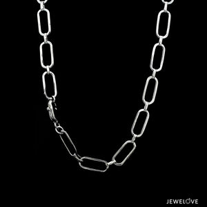 Jewelove™ Chains 5.75mm Platinum Links Chain for Men JL PT CH 1287