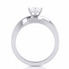 Jewelove™ Rings J VS / Women's Band only 50-Pointer Design Platinum Solitaire Engagement Ring for Women JL PT R-18