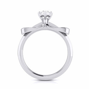 Jewelove™ Rings J VS / Women's Band only 50-Pointer Designer Platinum Solitaire Engagement Ring for Women JL PT G 112-B