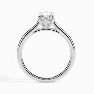 Jewelove™ Rings I VS / Women's Band only 50-Pointer Marquise Cut Solitaire Diamond Platinum Ring JL PT 19009-A