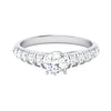 Jewelove™ Rings Women's Band only 50 Pointer Platinum Solitaire Engagement Ring for Women JL PT 478