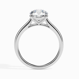 Jewelove™ Rings Women's Band only / VS J 50-Pointer Platinum Solitaire Ring for Women JL PT 19001-A