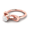 Jewelove™ Rings Women 's Band only / J VS 50-Pointer Solitaire 18K Rose Gold Ring JL AU G 112R-A