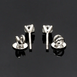 Jewelove™ Earrings J VS 50 pointer Solitaire Diamond Earrings in Platinum SJ PTO E 154