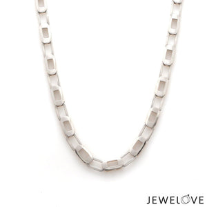 Jewelove™ Chains 5mm Platinum + 18K Rose Gold Double Side Chain for Men JL PT CH 1322