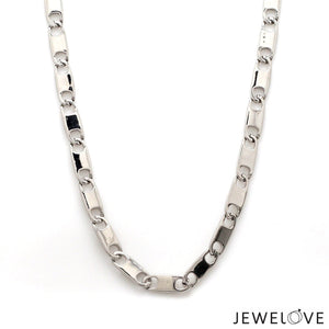 Jewelove™ Chains 5mm Platinum Chain for Men JL PT CH 1341