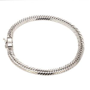 Jewelove™ Bangles & Bracelets 6mm Japanese Platinum Cuban Bracelet for Men JL PTB 1176-A