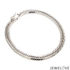 Jewelove™ Bangles & Bracelets 6mm Japanese Platinum Cuban Bracelet for Men JL PTB 1176-A