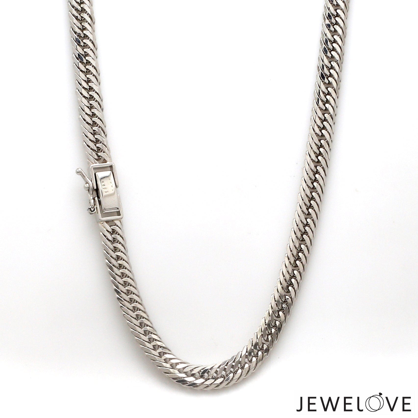 Jewelove™ Chains 6mm Japanese Platinum Cuban Heavy Chain for Men JL PT CH 1005-Z