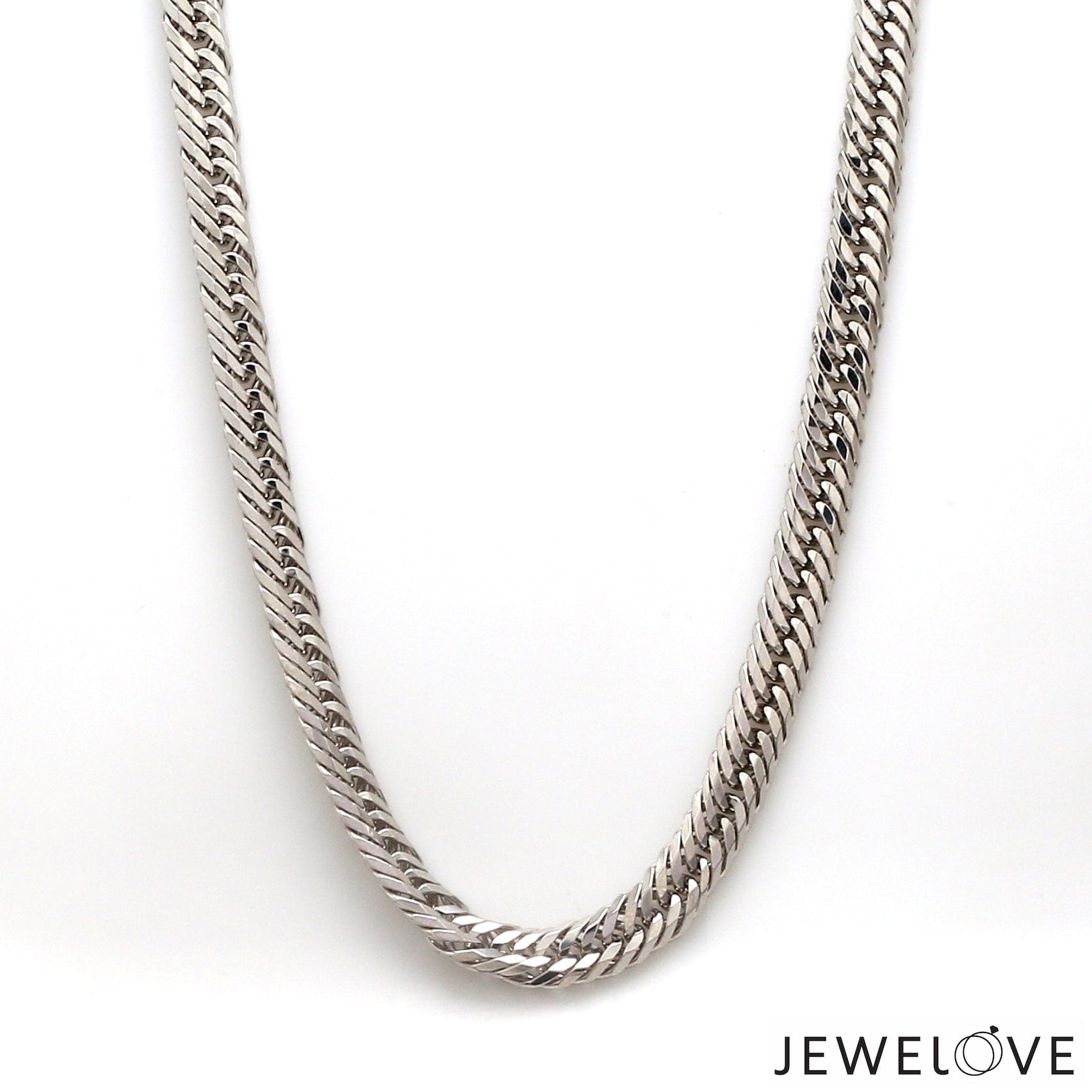 Jewelove™ Chains 6mm Japanese Platinum Cuban Heavy Chain for Men JL PT CH 1005-Z