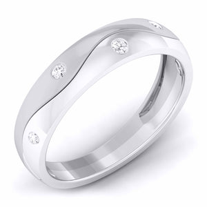 Jewelove™ Rings 7 Diamond Designer Platinum Wedding Ring JL PT 5941