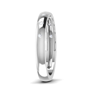 Jewelove™ Rings 7 Diamond Platinum Wedding Ring JL PT 6775