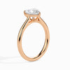 Jewelove™ Rings Women's Band only / VS I 70-Pointer Heart Cut Solitaire Diamond 18K Rose Gold Ring JL AU 1173R-B