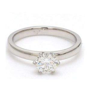 Jewelove™ Rings 0.70 cts / Women's Band only 70-Pointer Platinum Solitaire Engagement Ring SKU 009