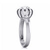 Jewelove™ Women's Band only / J VS 70-Pointer Solitaire Designer Platinum Diamond Ring  for Women JL PT 8052-B