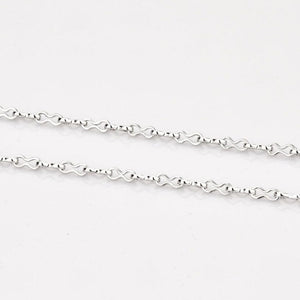 Jewelove™ Chains 8-Shaped Linked Platinum Chain JL PT CH 836