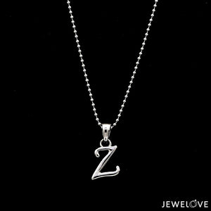 Jewelove™ Pendants Alphabet Platinum Pendants JL PT P Alphabet-1