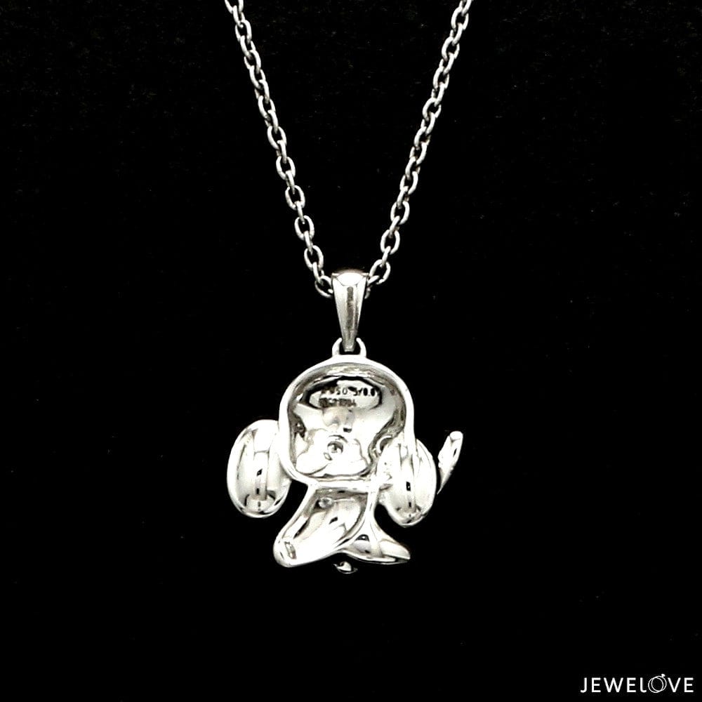 Jewelove™ Pendants Baby Elephant Platinum Diamonds Pendant for Women JL PT P 1297