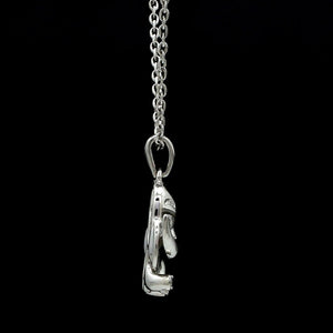 Jewelove™ Pendants Baby Elephant Platinum Diamonds Pendant for Women JL PT P 1297