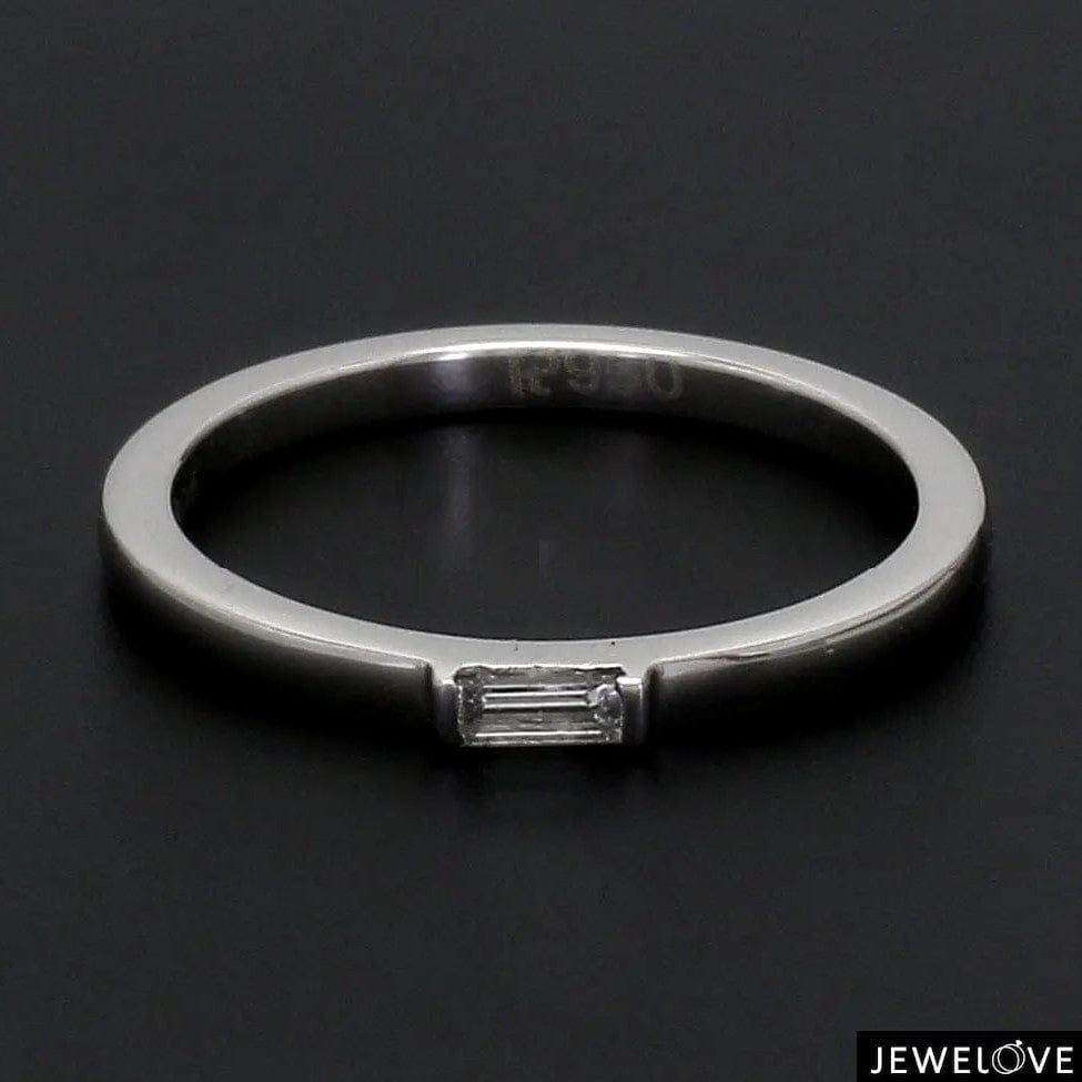 Jewelove™ Rings Baguette Diamond Couple Ring  JL PT 432