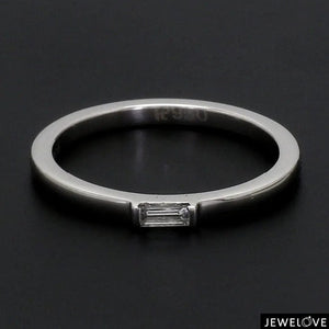 Jewelove™ Rings Baguette Diamond Couple Ring  JL PT 432