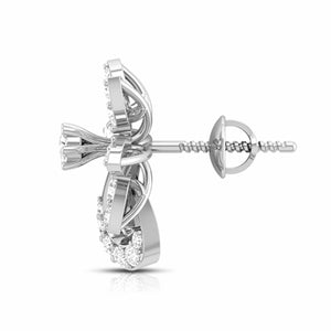 Jewelove™ Earrings Beautiful Platinum Earrings with Diamonds JL PT E ST 2202