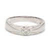 Jewelove™ Rings Beautiful Platinum Love Bands with Diamonds JL PT 903