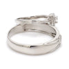 Jewelove™ Rings Beautiful Platinum Love Bands with Diamonds JL PT 903