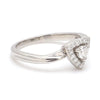 Jewelove™ Rings Beautiful Platinum Love Bands with Diamonds JL PT 903