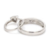 Jewelove™ Rings Beautiful Platinum Love Bands with Diamonds JL PT 903