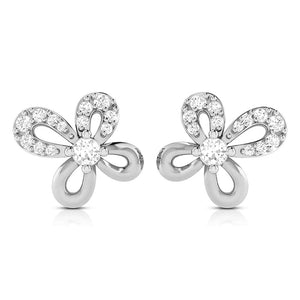 Jewelove™ Pendants & Earrings Beautiful Platinum with Diamond Butterfly Earrings for Women JL PT E 2425