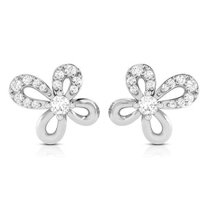 Jewelove™ Pendants & Earrings Beautiful Platinum with Diamond Butterfly Earrings for Women JL PT E 2425