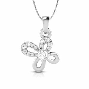 Jewelove™ Pendants & Earrings Beautiful Platinum with Diamond Butterfly Pendant for Women JL PT P 2425