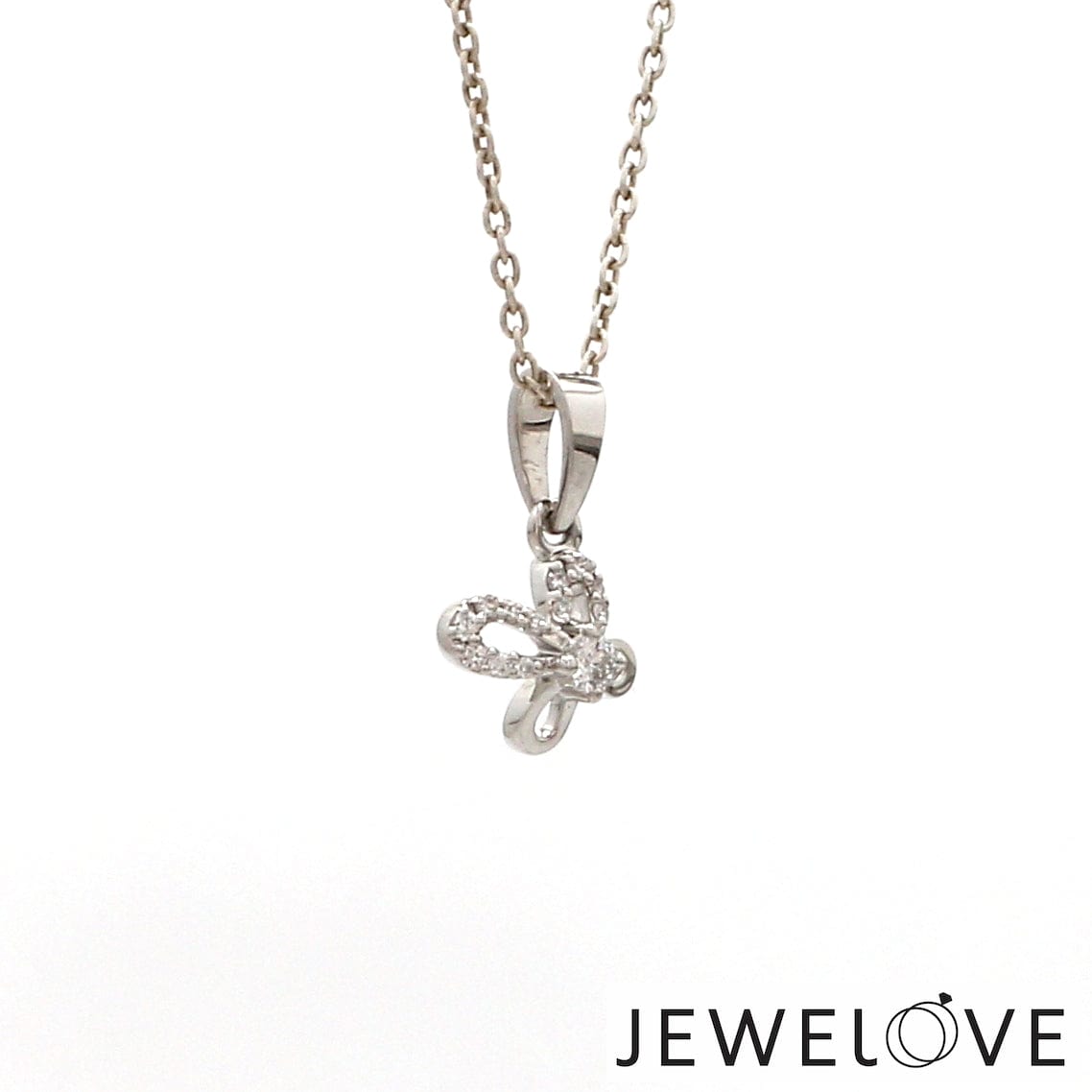 Jewelove™ Pendants & Earrings Beautiful Platinum with Diamond Butterfly Pendant for Women JL PT P 2425