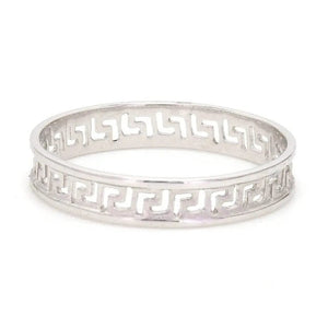 Jewelove™ Rings Carved Out Platinum Love Bands SJ PTO 135