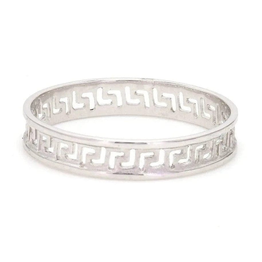 Jewelove™ Rings Carved Out Platinum Love Bands SJ PTO 135