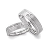 Jewelove™ Rings Chic Platinum Love Bands SJ PTO 110